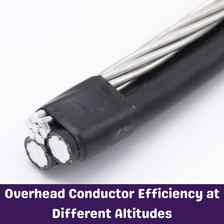 Overhead Conductor Efficiency at Different Altitudes