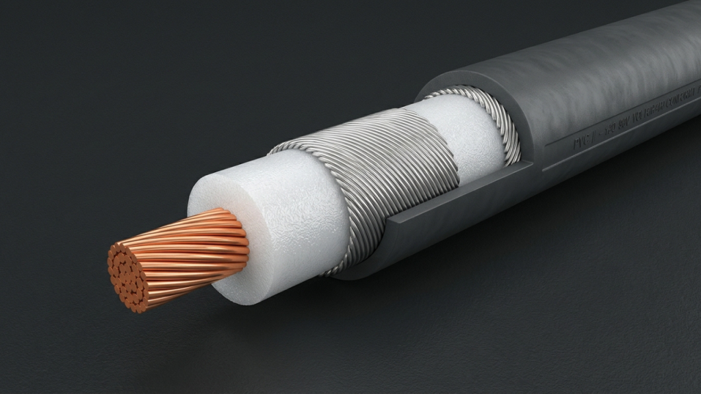 What is a concentric cable?