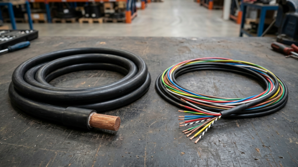 What is a control cable?